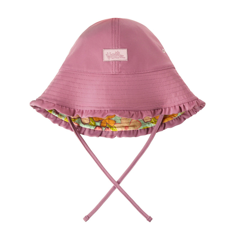 reverse side of baby girl's hat|playtime-garden