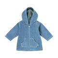 baby hooded terry beach cover up in baltic|baltic