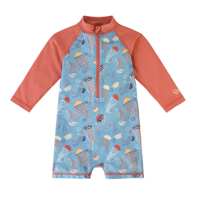 baby boy's long sleeve swimsuit in jolly jellies|jolly-jellies