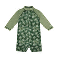 baby boy's long sleeve swim romper|turtle-cove