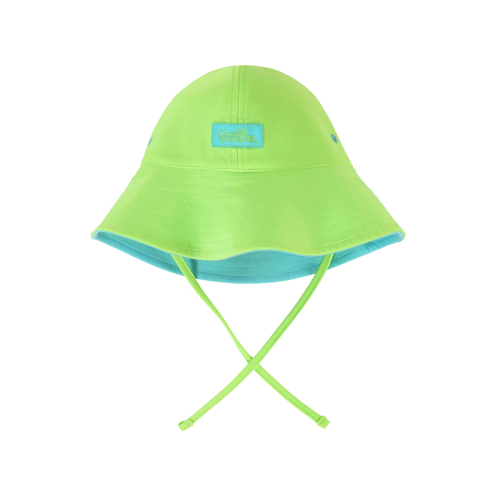 UV‎ Skinz Hat Reversible SZ S/M. UV Skinz Reversible Colorful Stylized Pinapples/Blue Striped  main image 2