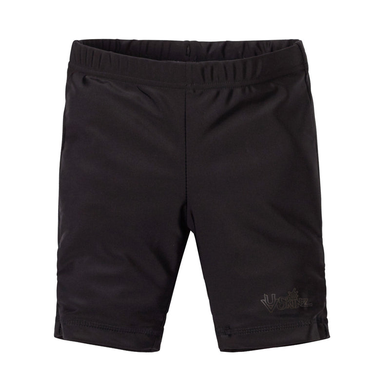 Girl's swim shorts in black|black