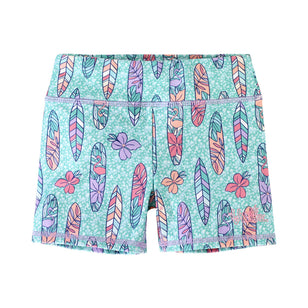 girl's swim shorts in petal power|petal-power