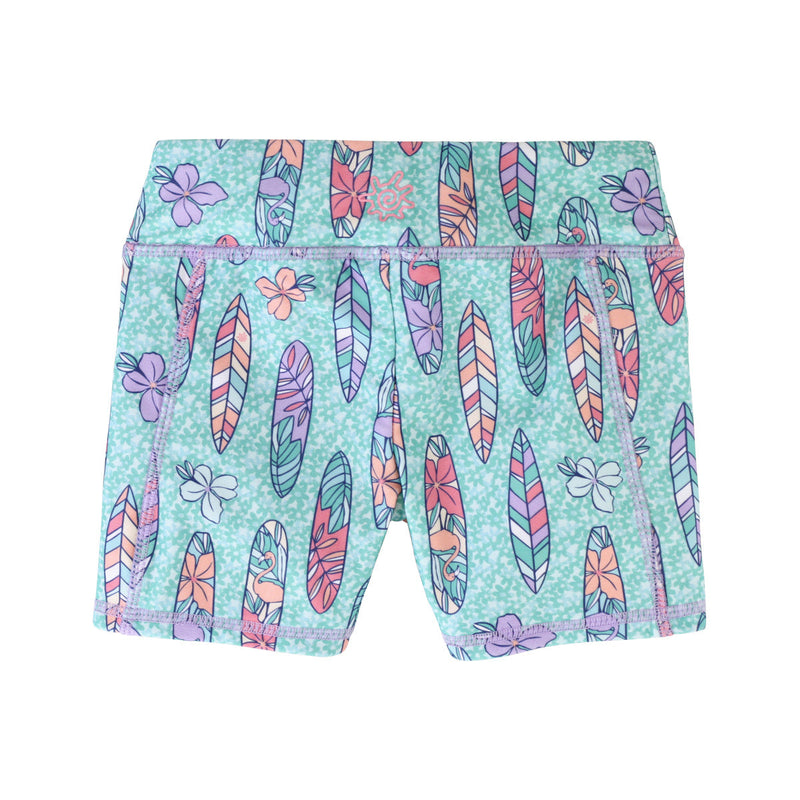 back of the girl's swim shorts in petal power|petal-power