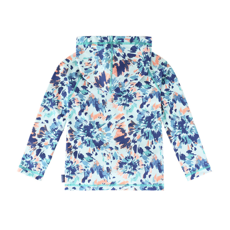 back of the girls pullover hoodie in yosemite tie dye|yosemite-tie-dye