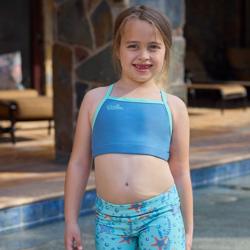 girl by pool in swim mate|baltic-seaglass