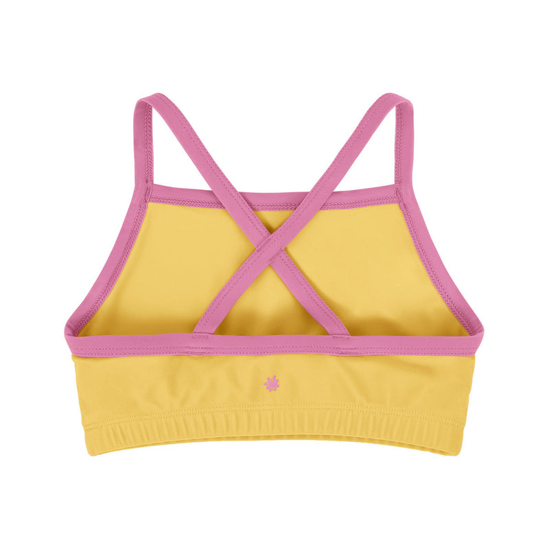 girls swim bra|marigold-wild-rose