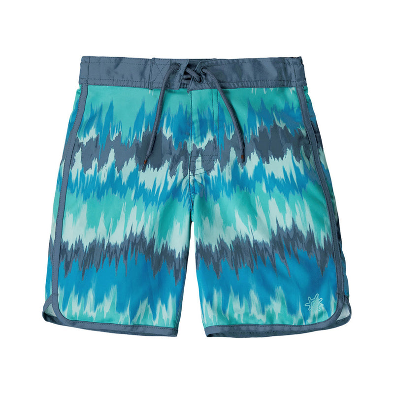 Boy's Retro Board Shorts in Aruba Ombre|aruba-ombre