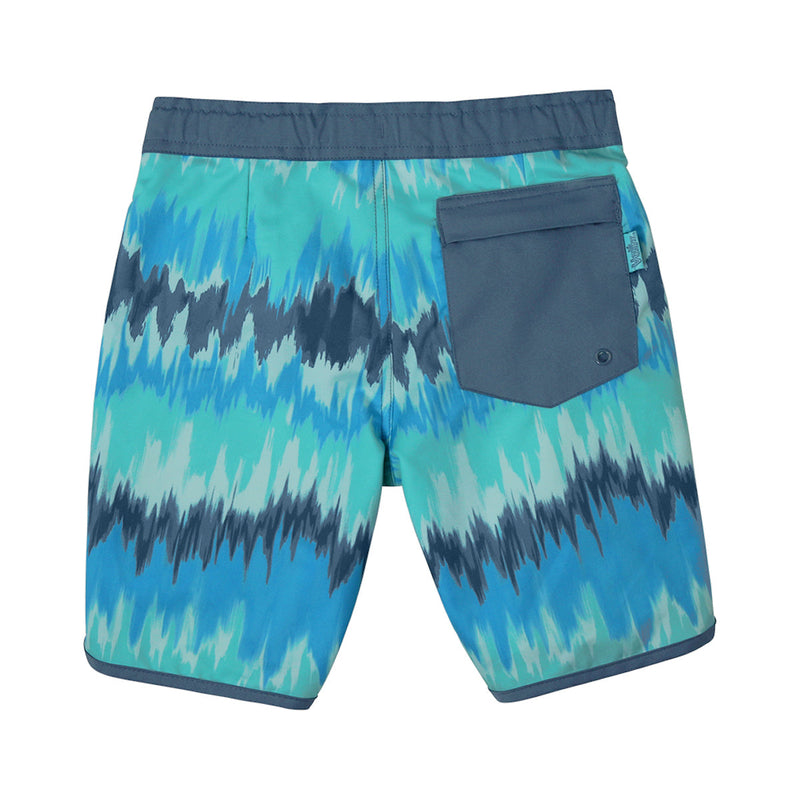 Boy's Retro Board Shorts in Aruba Ombre|aruba-ombre