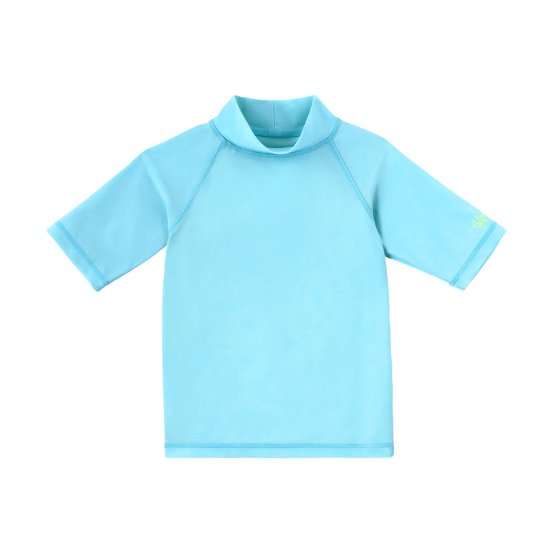 kids neon magic print sun and swim shirt|neon-sea-life