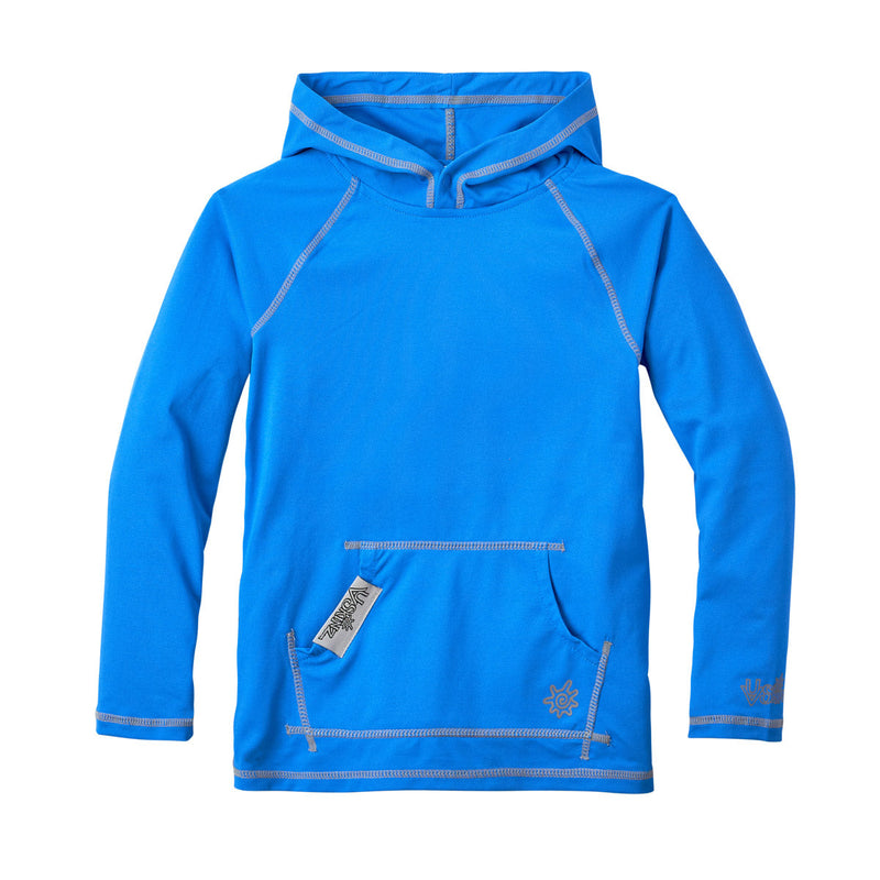 boy's pullover hoodie in royal|royal