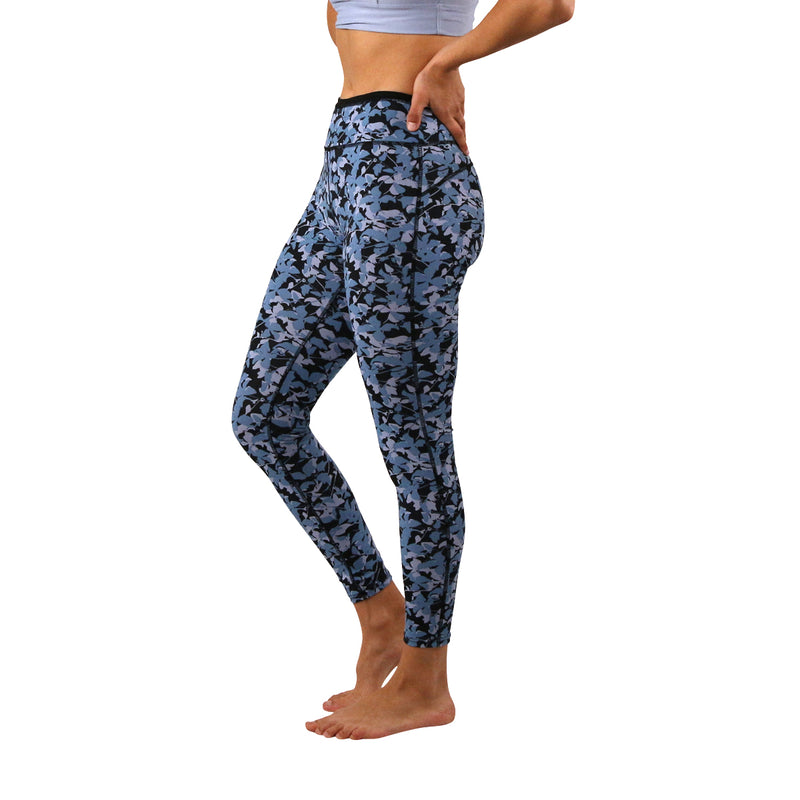 women's upf active sport swim tights|black-shadow-floral