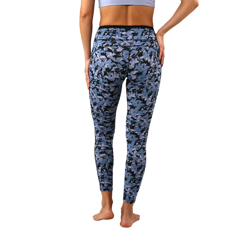 women's upf active sport swim tights|black-shadow-floral