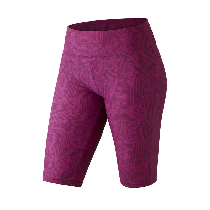 Women's Active Swim Jammerz in Wine Lattice|wine-lattice