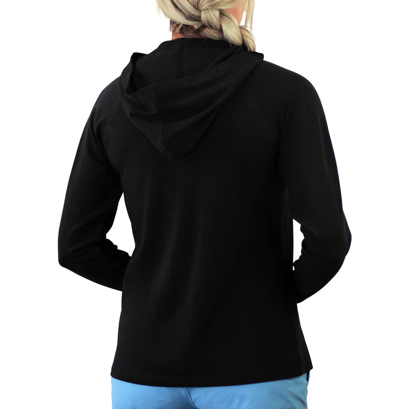 women's everyday hoodie in black|black