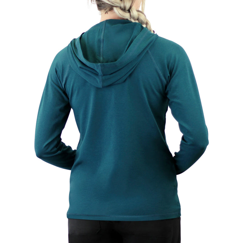 women's everyday hoodie in deep teal|deep-teal