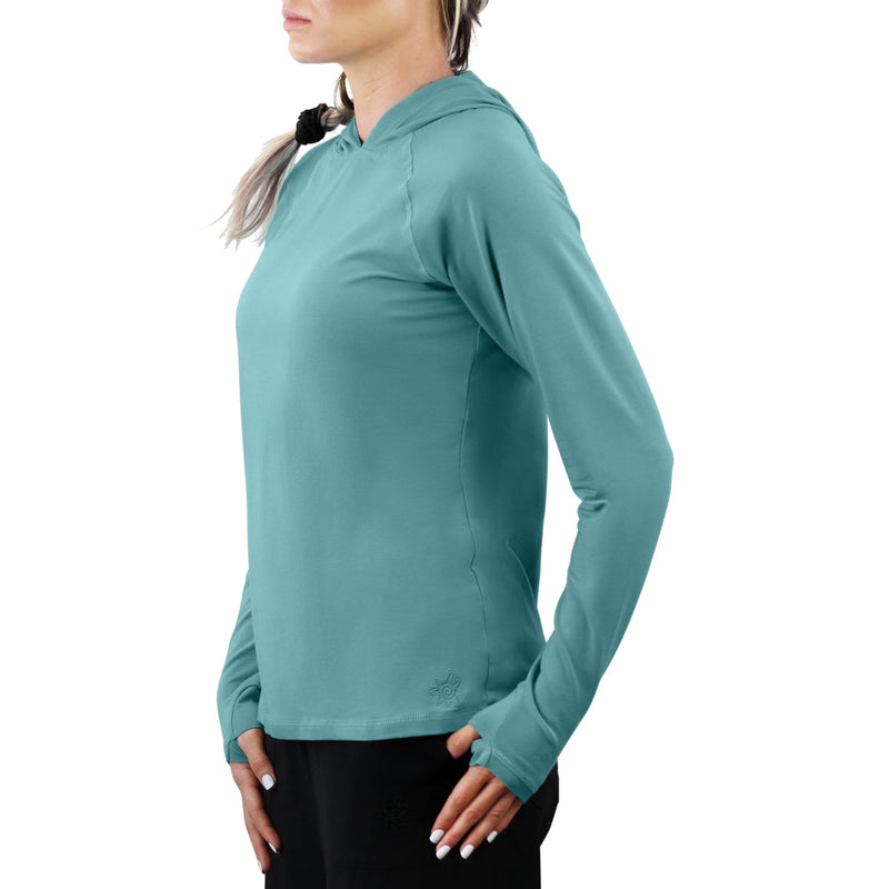 women's everyday hoodie in river|river