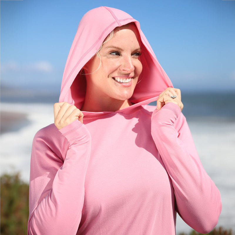 women's everyday hoodie in wild rose|wild-rose