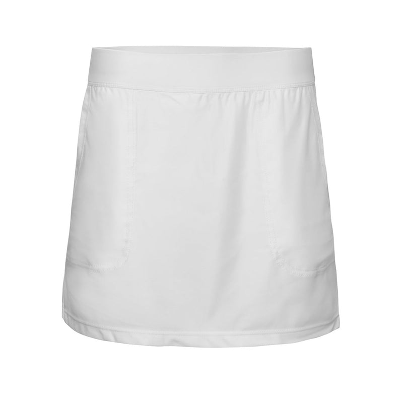 women's active swim skirt in white|white