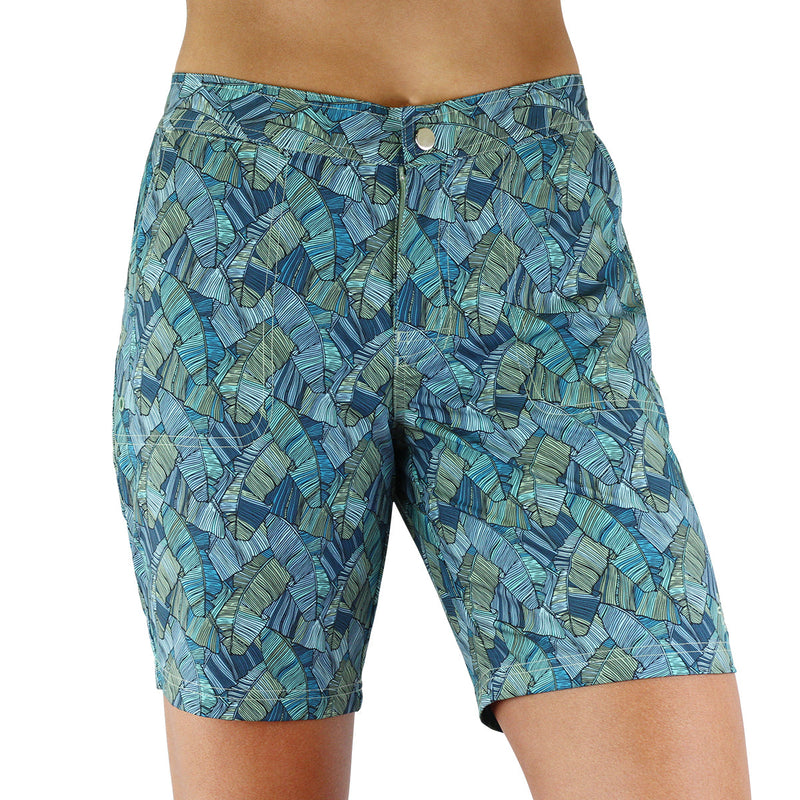 Women's Board Shorts in Antigua Fan|antigua-fan