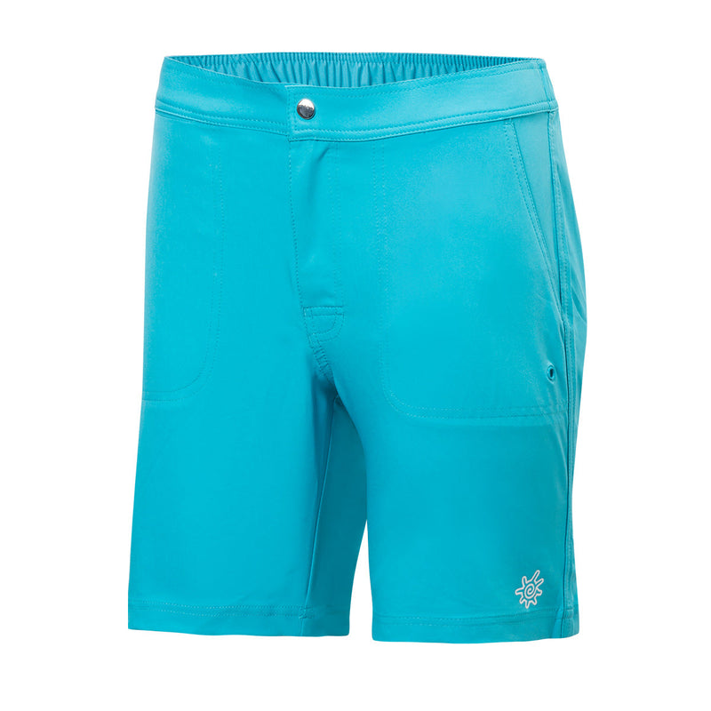 Women's Board Shorts in Aqua|aqua