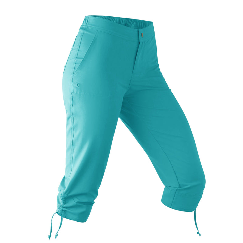 Women's Beach Capris in Teal|teal