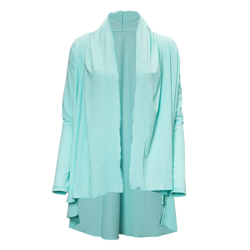 women's hooded beach cover up in beach glass|beach-glass