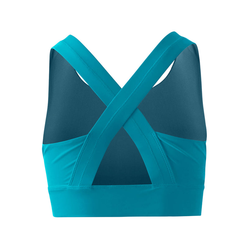 Back of the Women's Active Swim Bra in Dark Teal|dark-teal