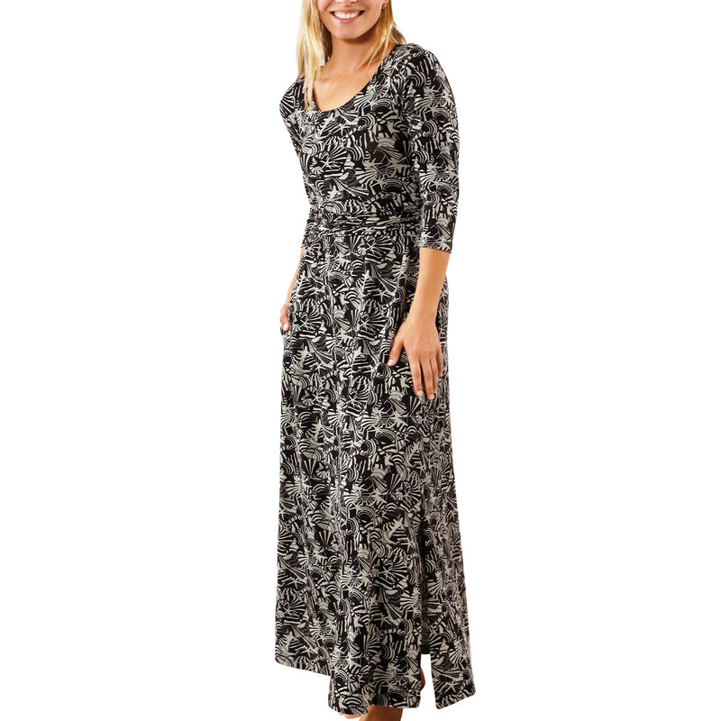 womens scoop neck maxi dress in shadow shells|shadow-shells