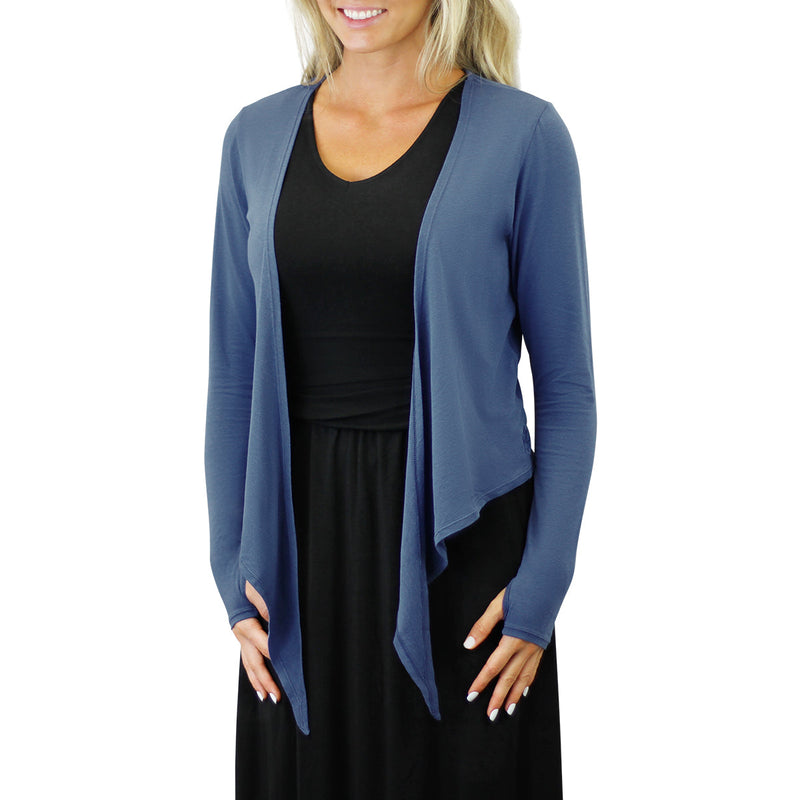 UV Skinz's women's sun wrap in washed navy|washed-navy