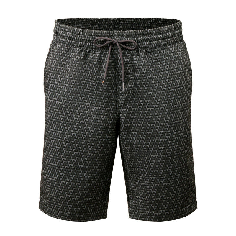 men's classic trunks in black pyramid geo|black-pyramid-geo