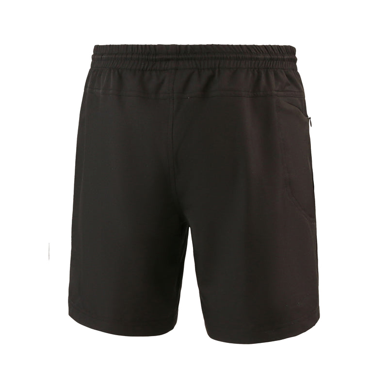 back view of mens adventure shorts|black