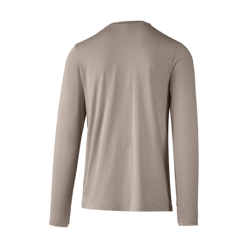 men's long sleeve everyday tee|sandstone