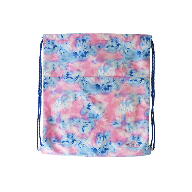 Back of the Kid's Swim Bag in Light Pink Tie Dye|light-pink-tie-dye